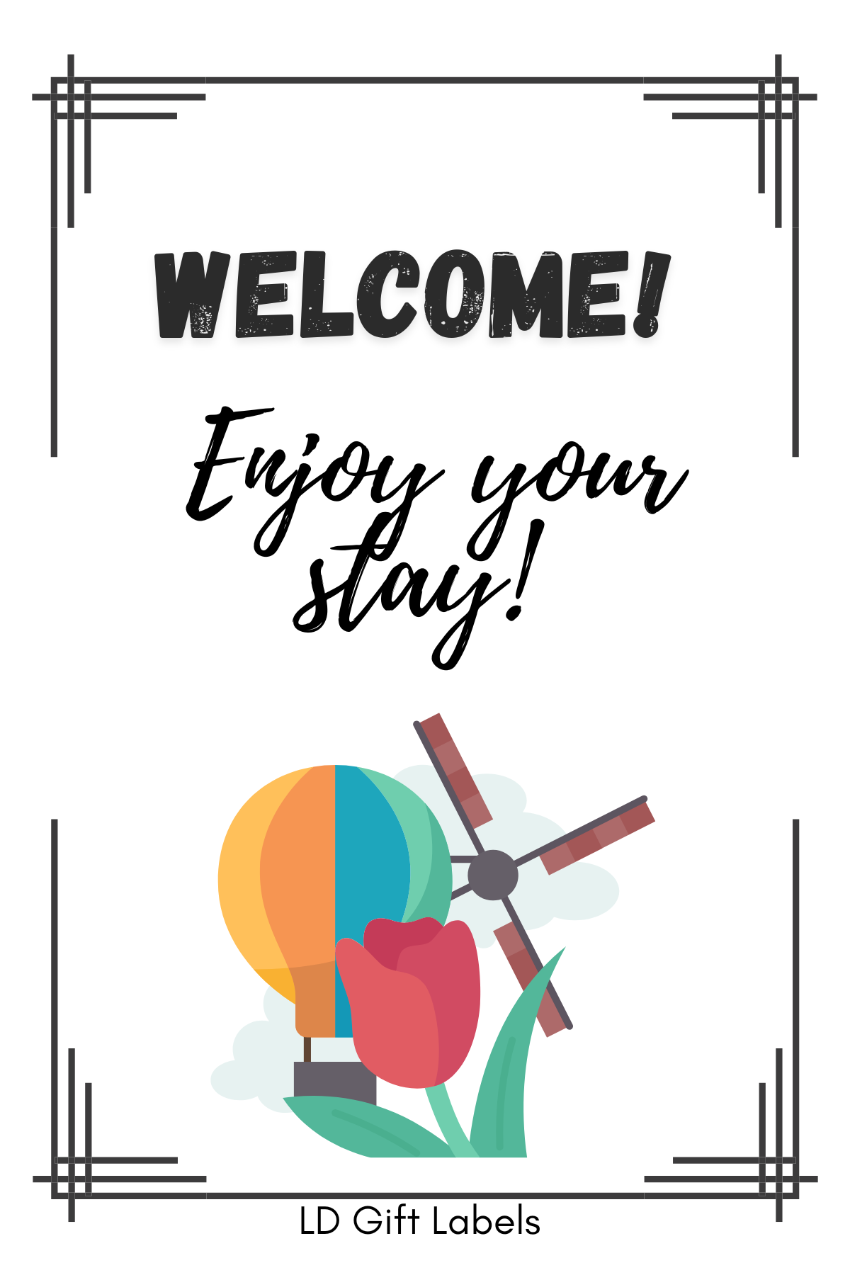 Welcome! Enjoy your stay! π·π