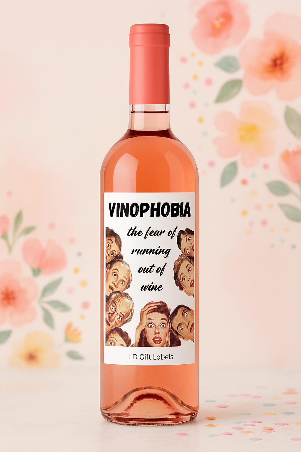 "Vinophobia" Wijnlabel 🍷😱