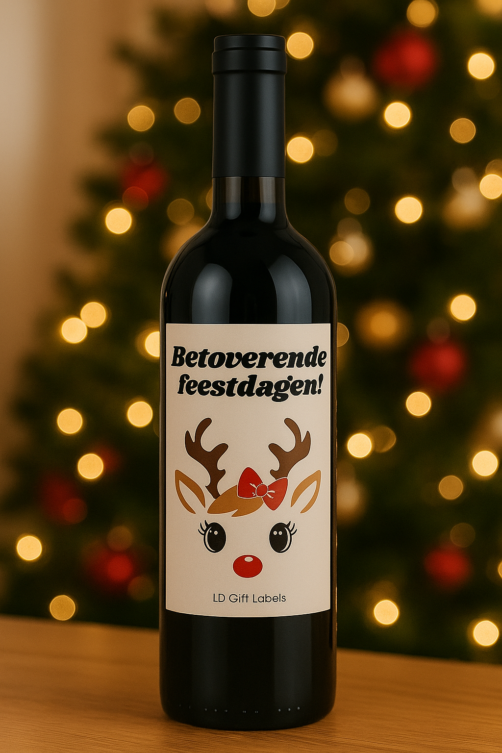 'Betoverende Feestdagen!' Wijnlabel 🎅✨