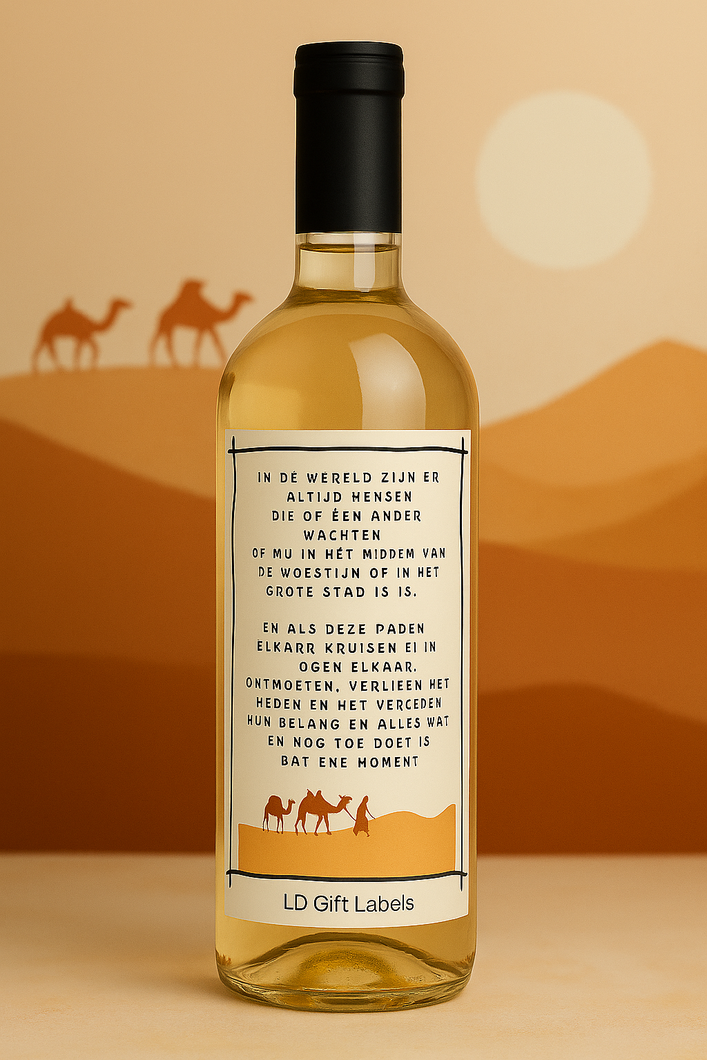 "Dat ene moment" - Een wijnlabel met een verhaal (Alchemist) Wijnlabel 💝✨
