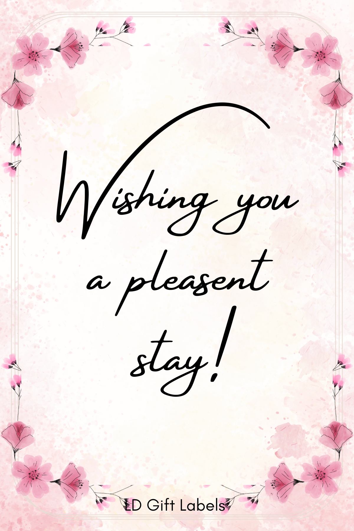 Wishing You a Pleasant Stay! 🌸✨